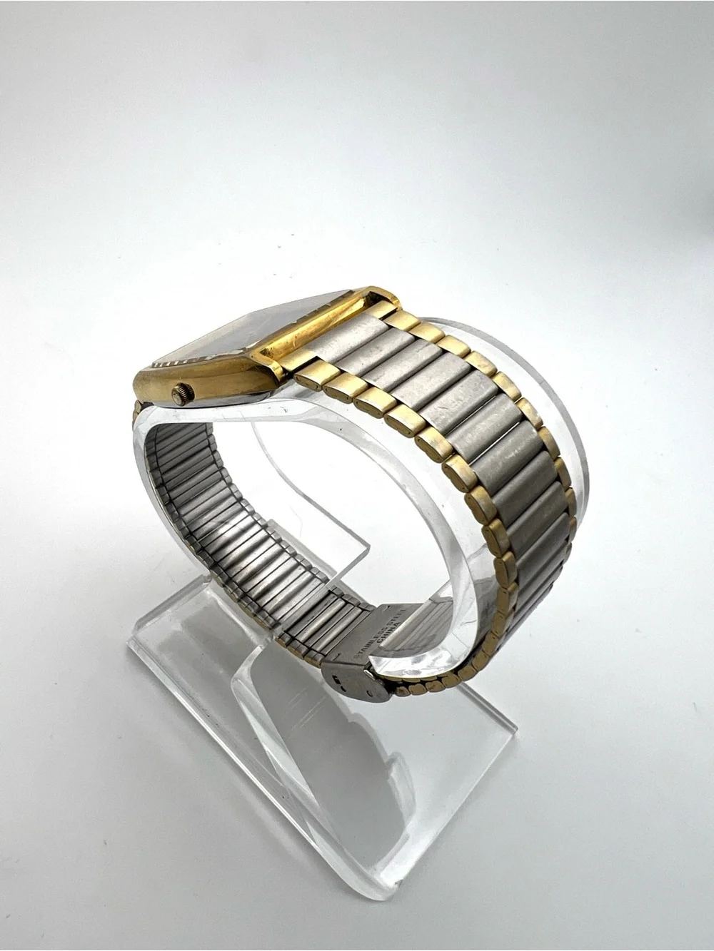 Wittnauer Two-Tone Black Dial Dress Watch